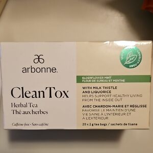 Arbonne CleanTox Herbal Tea - White and Green